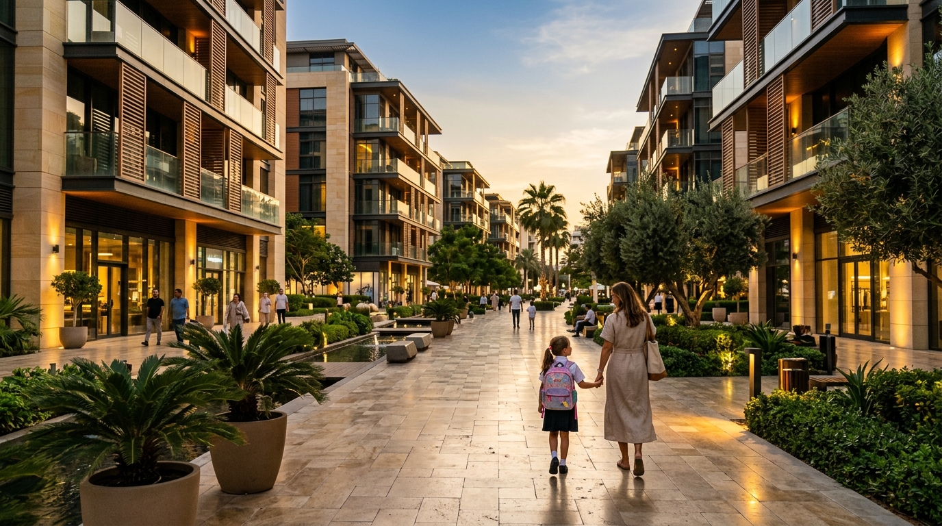 City Walk, a residential community in Dubai near JSS Private School