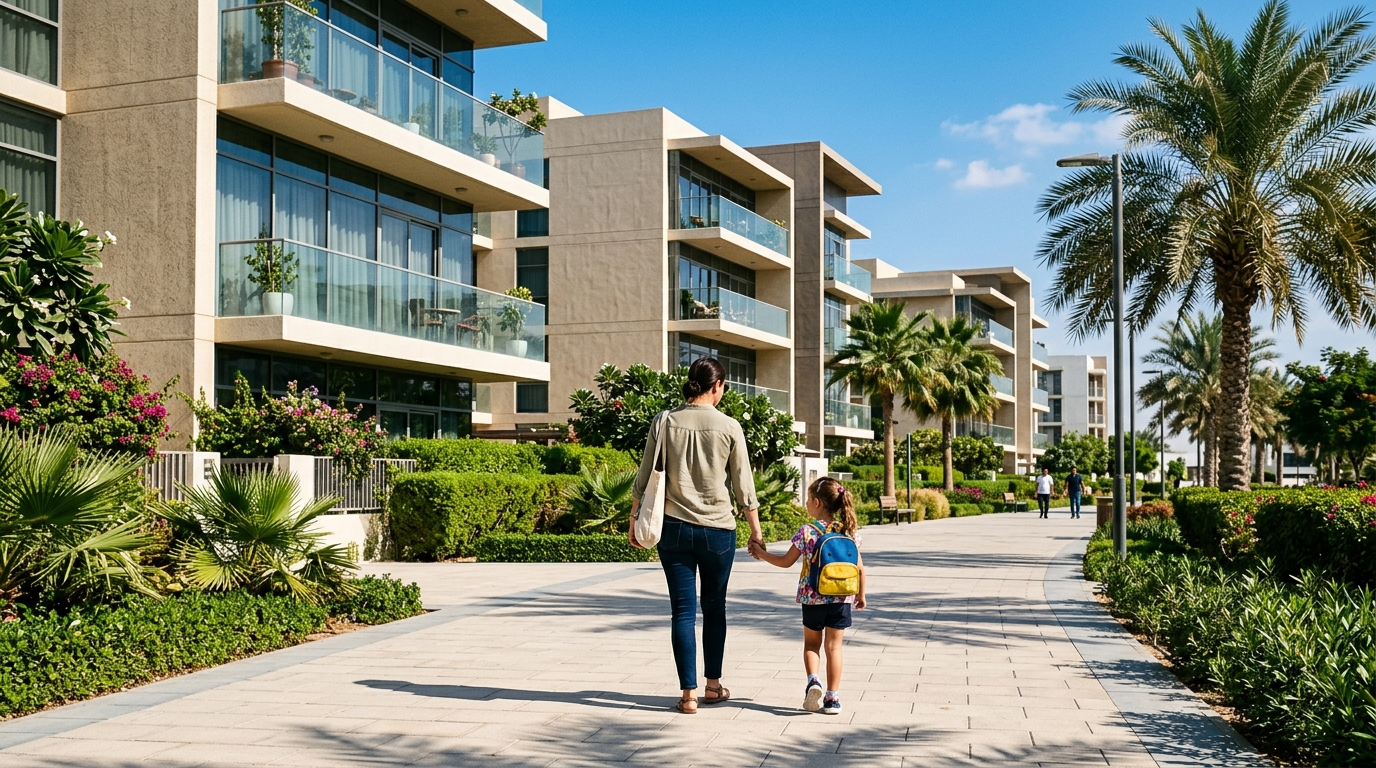 Jumeirah Village Circle, a residential community in Dubai near JSS International School