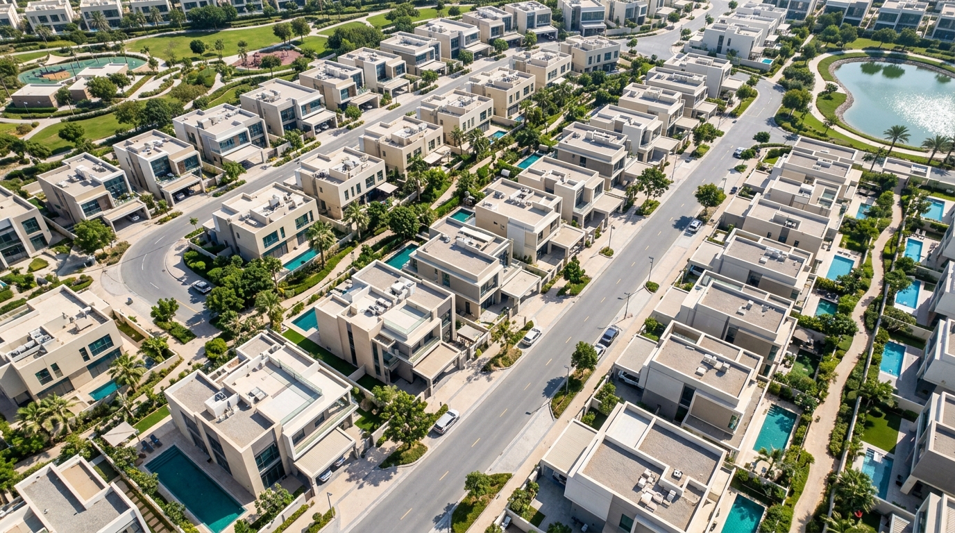 Tilal Al Ghaf, a residential community in Dubai near Royal Grammar School Guildford