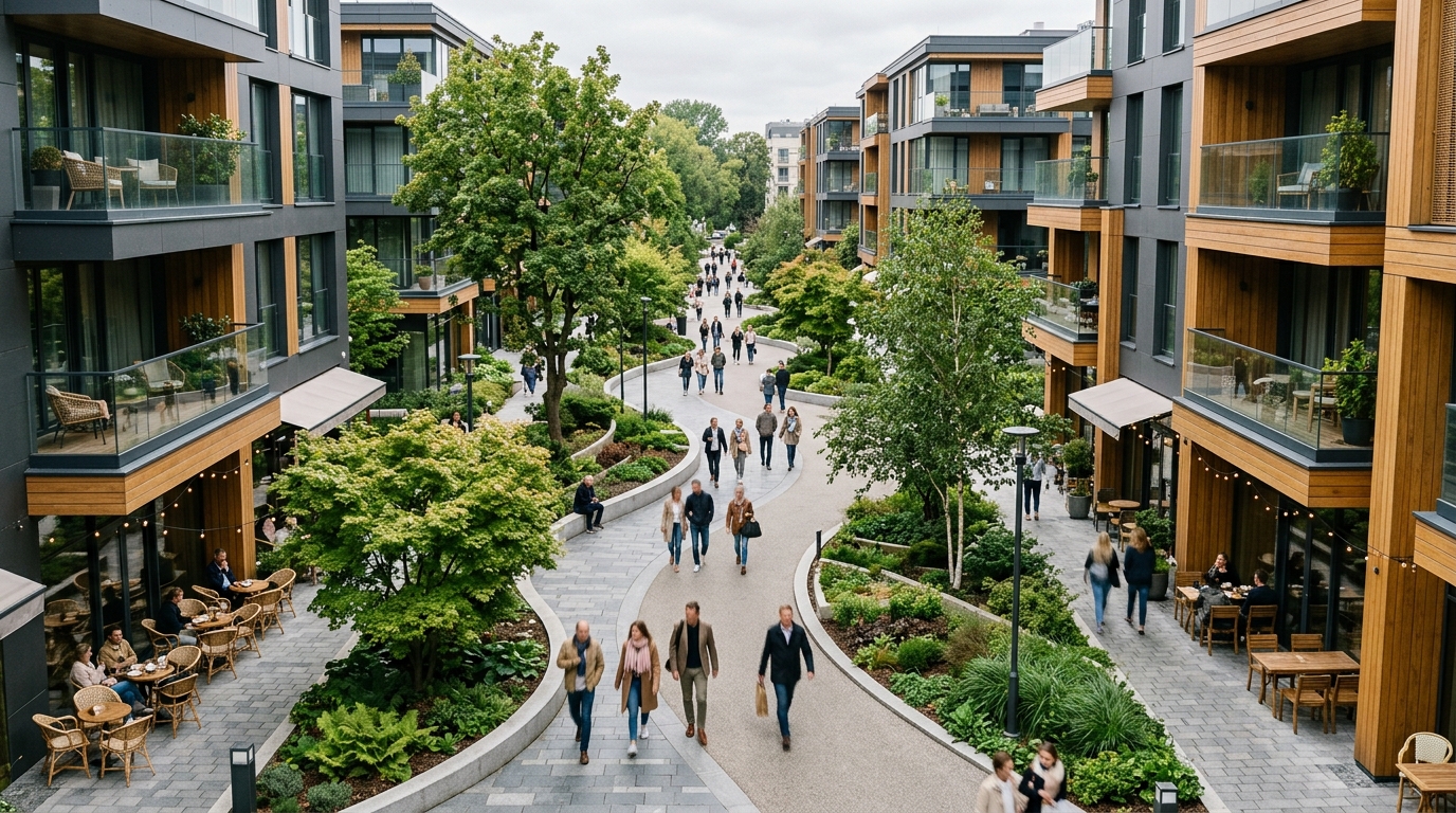 City Walk, a residential community in Dubai near Citizens School