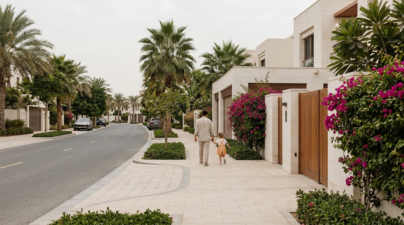 Jumeirah, a residential community in Dubai near Oak Tree Primary School