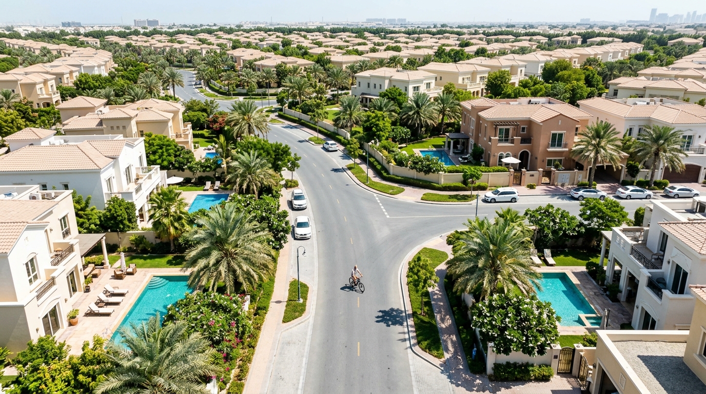 Mirdif, a residential community in Dubai near Bright Learners Private School