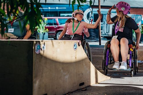 Rollstuhl Skate-Workshop