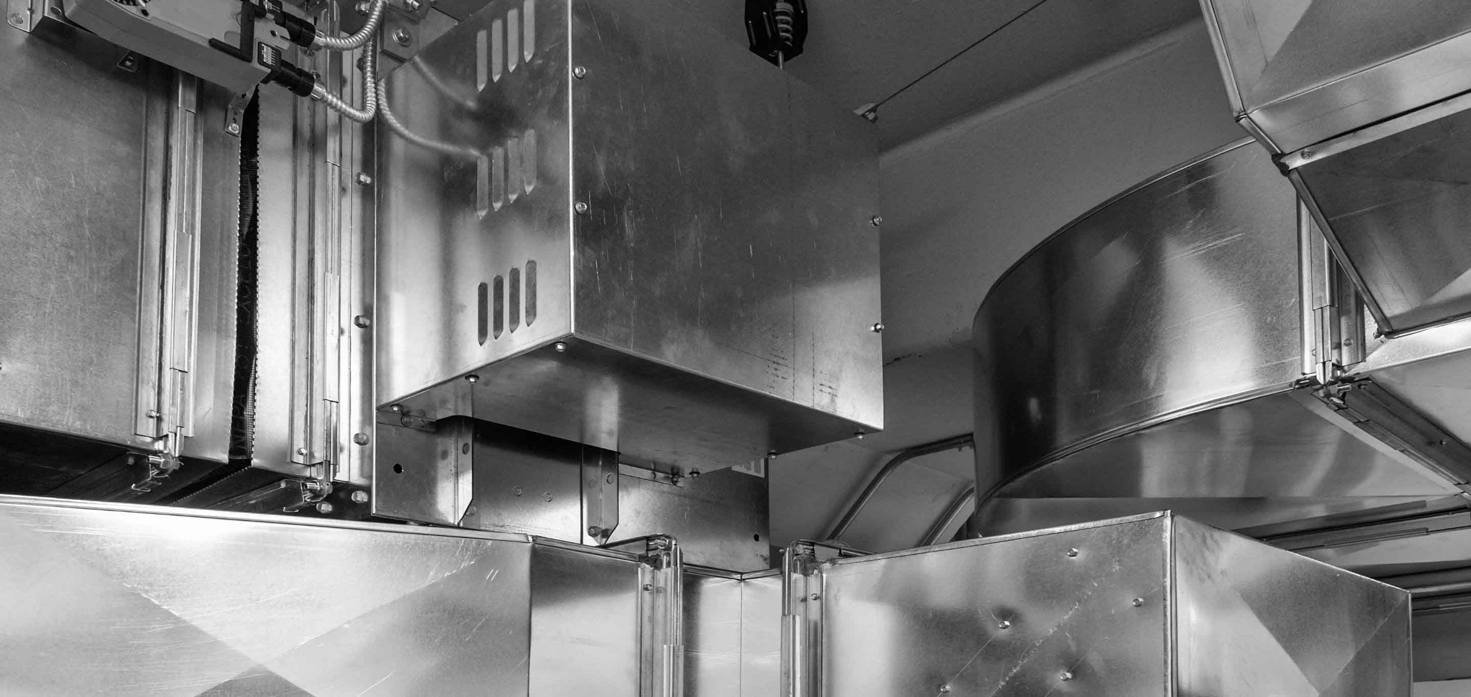 A silver fire damper