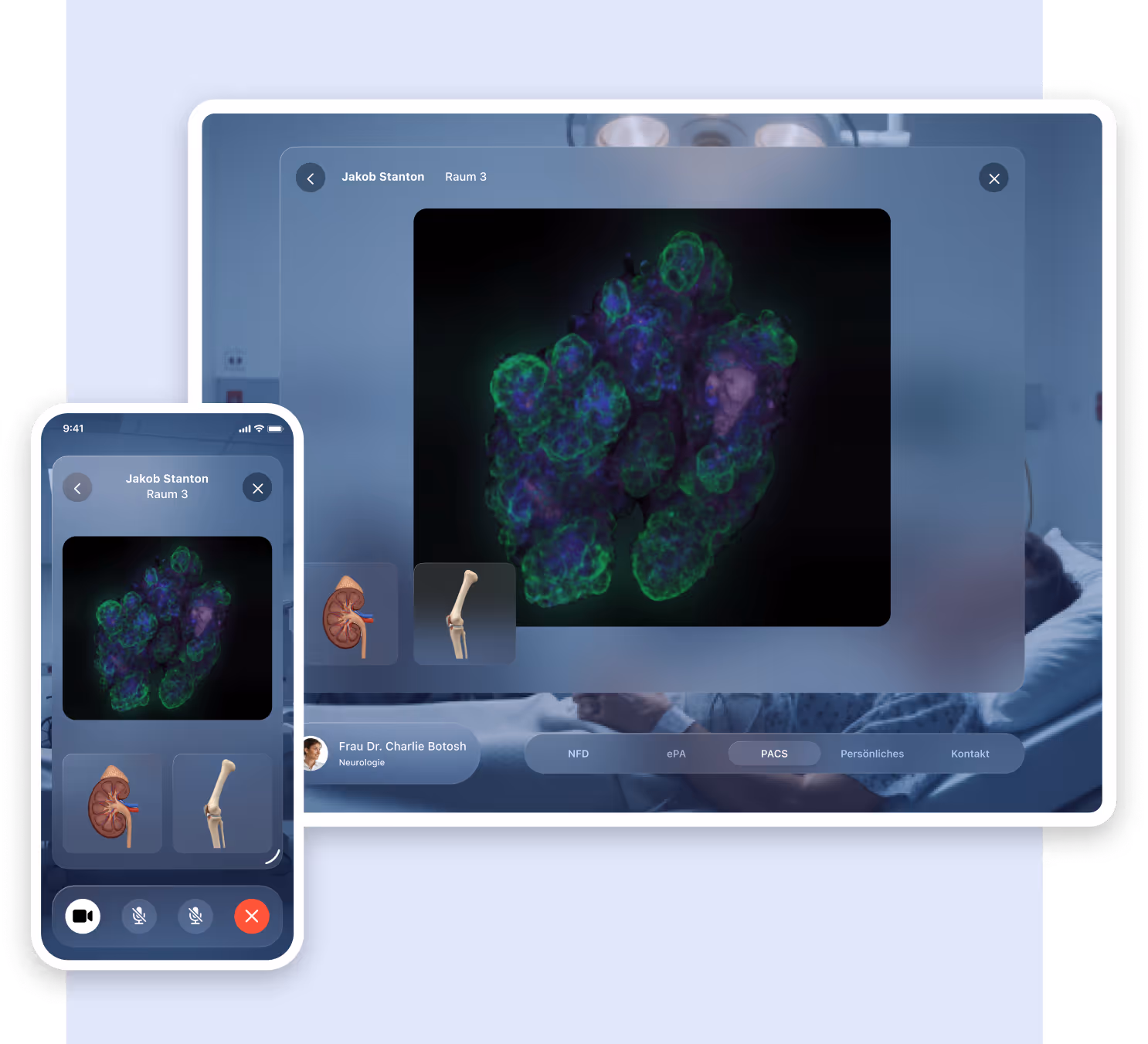 Ein iPhone Mockup mit Details und einem Screen der ENERCON SIP App