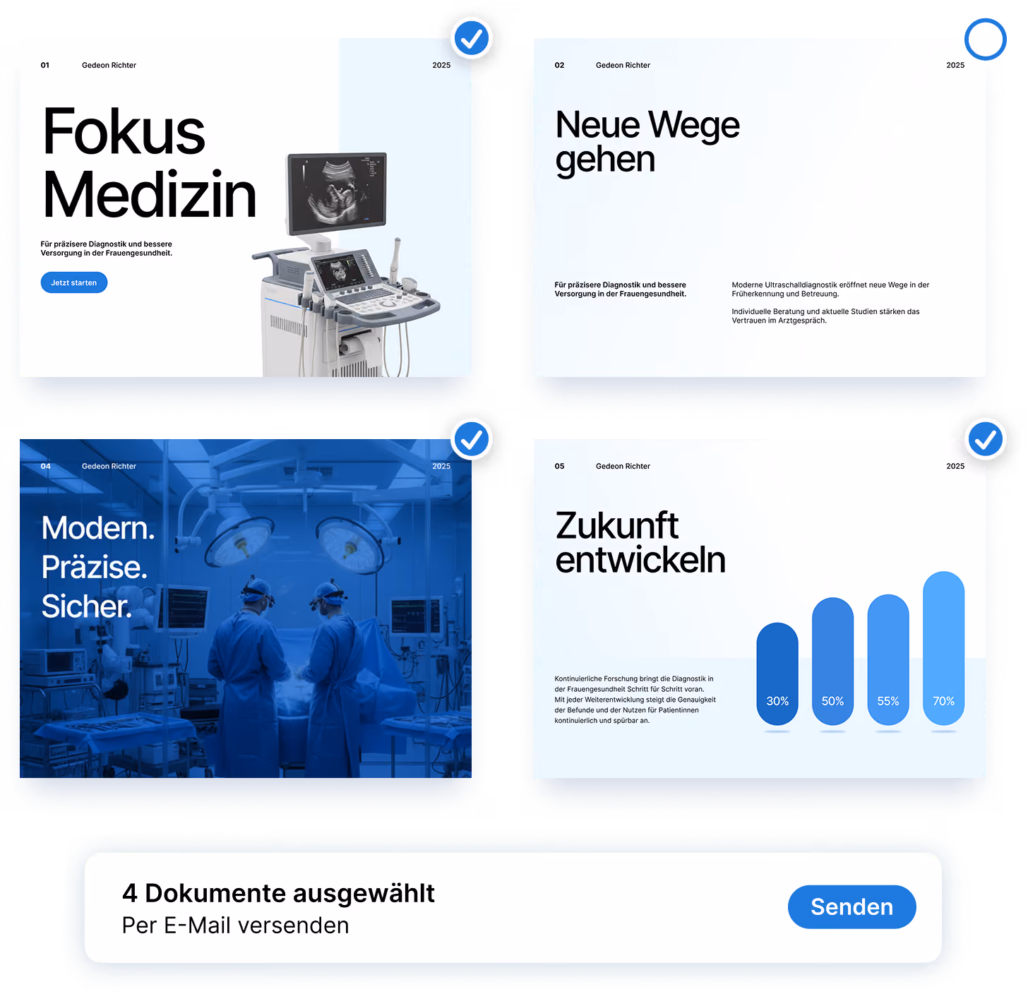 Zwei iPad Mockups mit Screens des PPC Portals