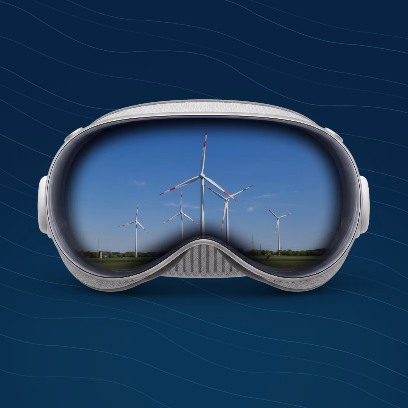 Zwei iPhone Mockups mit Screens der ENERCON SIP App