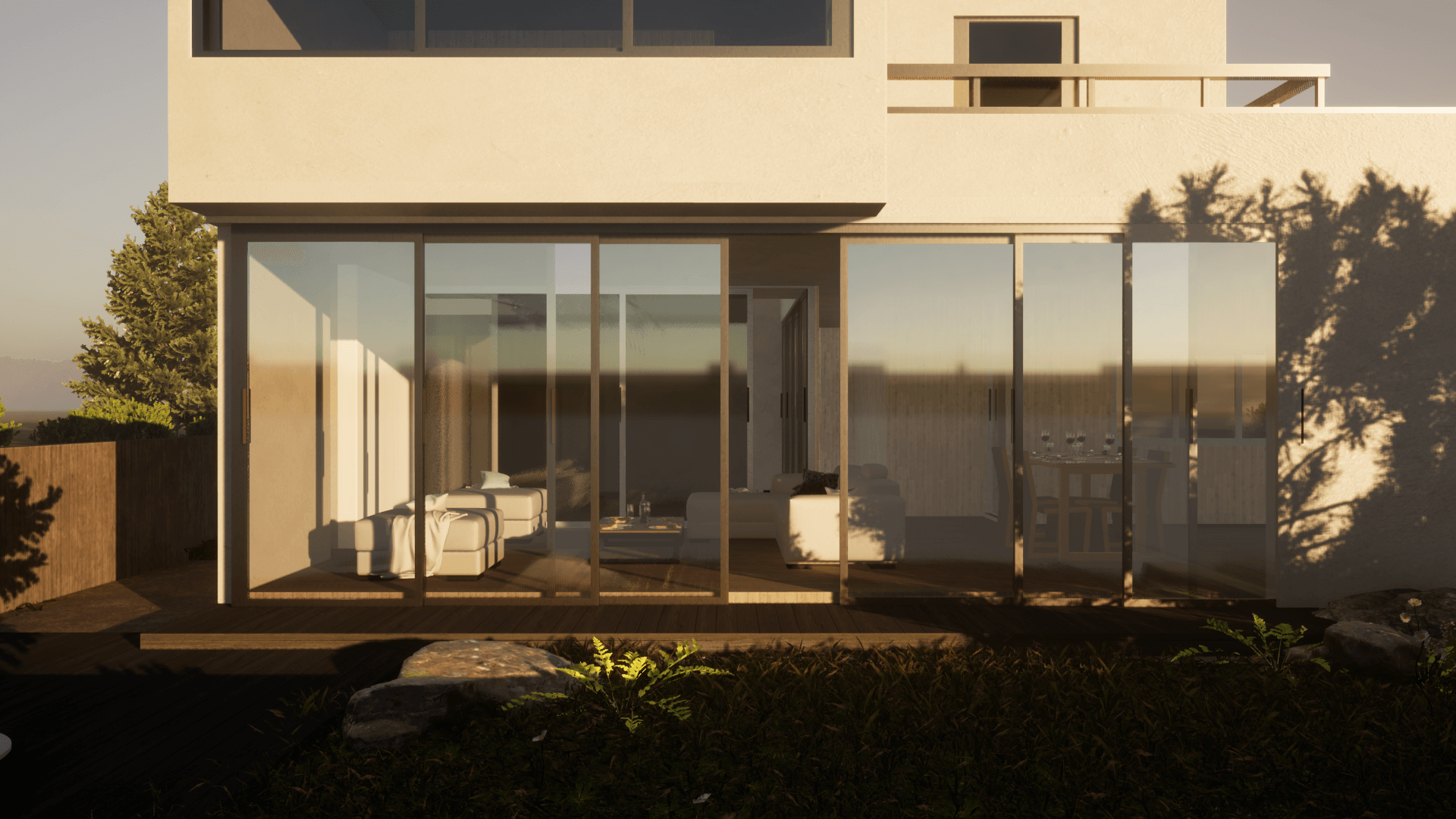 Two Patios House | Snaptrude Vs SketchUp