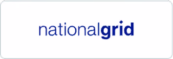 National Grid logo with text in blue on white background.