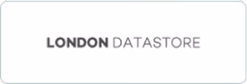 Logo with text 'LONDON DATASTORE' featuring bolded London and regular datastore.