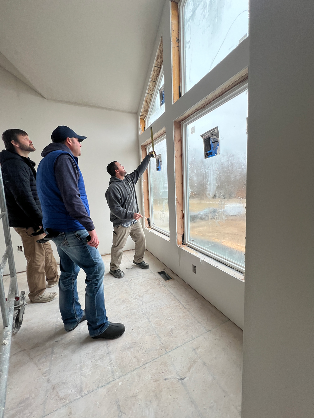 Review built-ins, shelves, cabinetry details, and interior finishes.