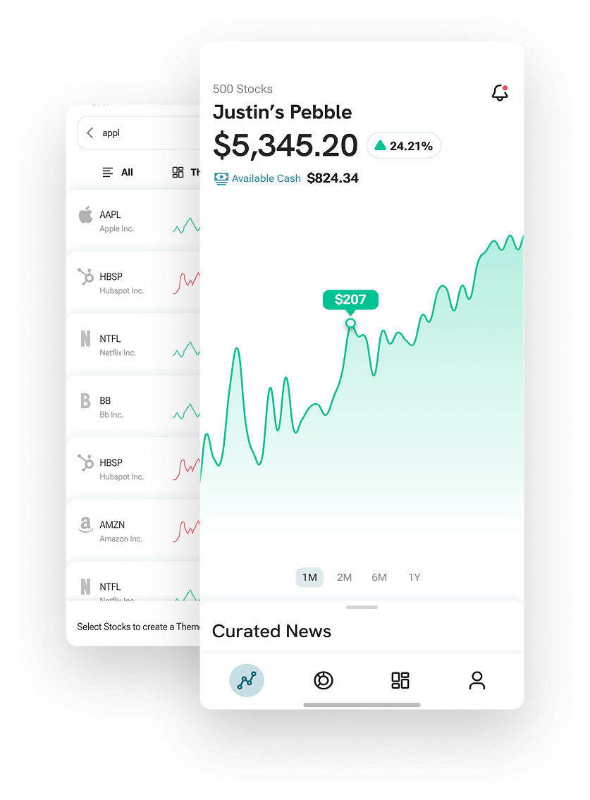 Personalized Investing on iOS and Android with Pebble