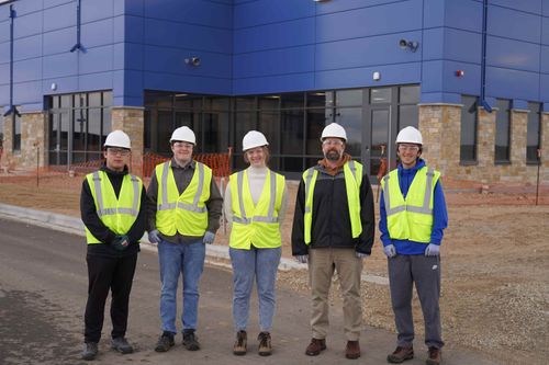 Student winners of the SHINE Illuminator 3D Printed Design Competition Tour.