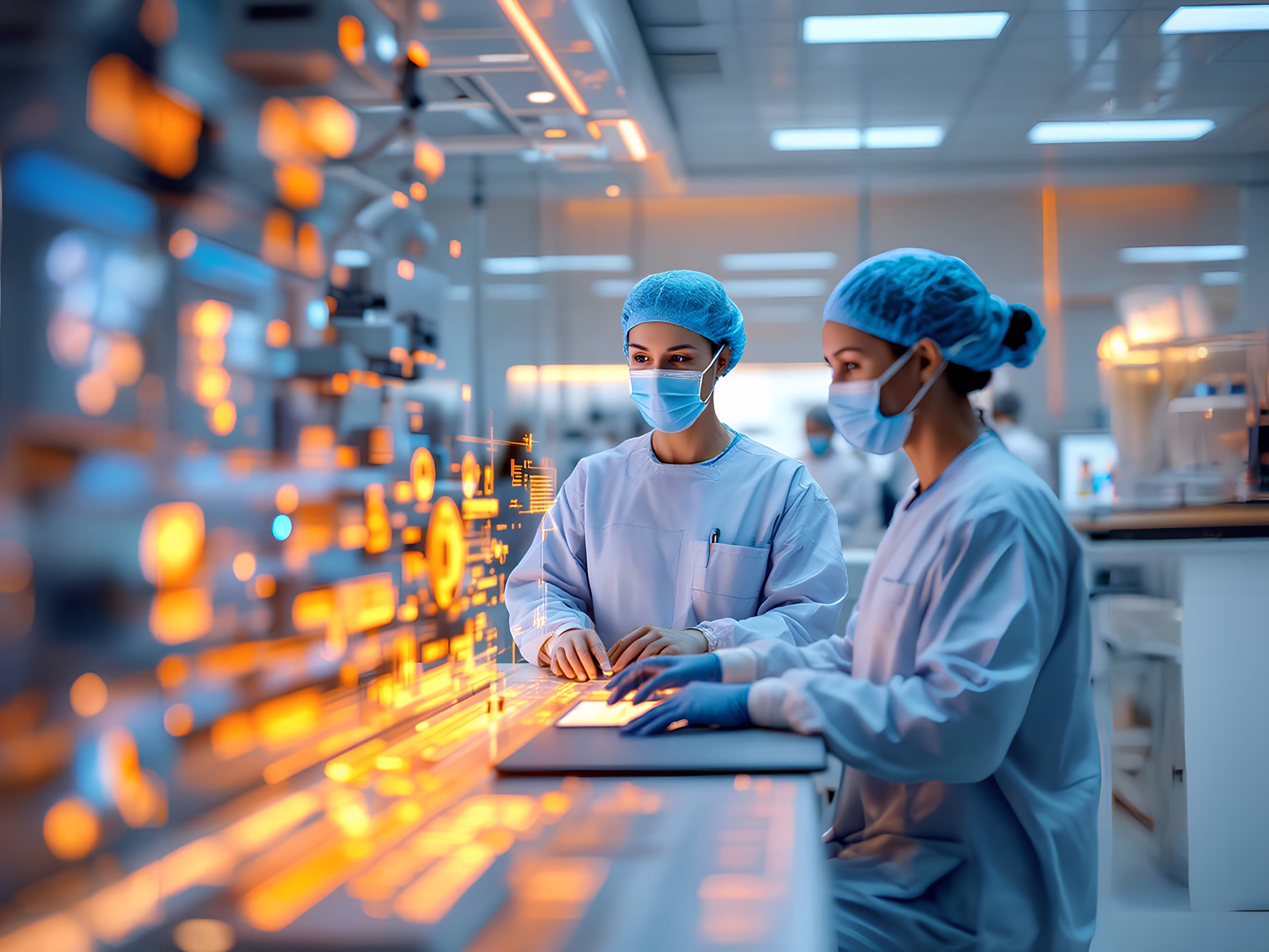 Pharmacists work with custom healthcare software solutions for better patient outcomes