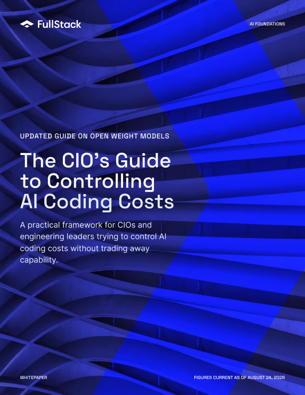 Cover of The CIO’s Guide to Controlling AI Coding Costs