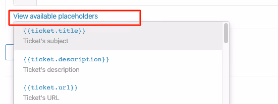 View placeholders