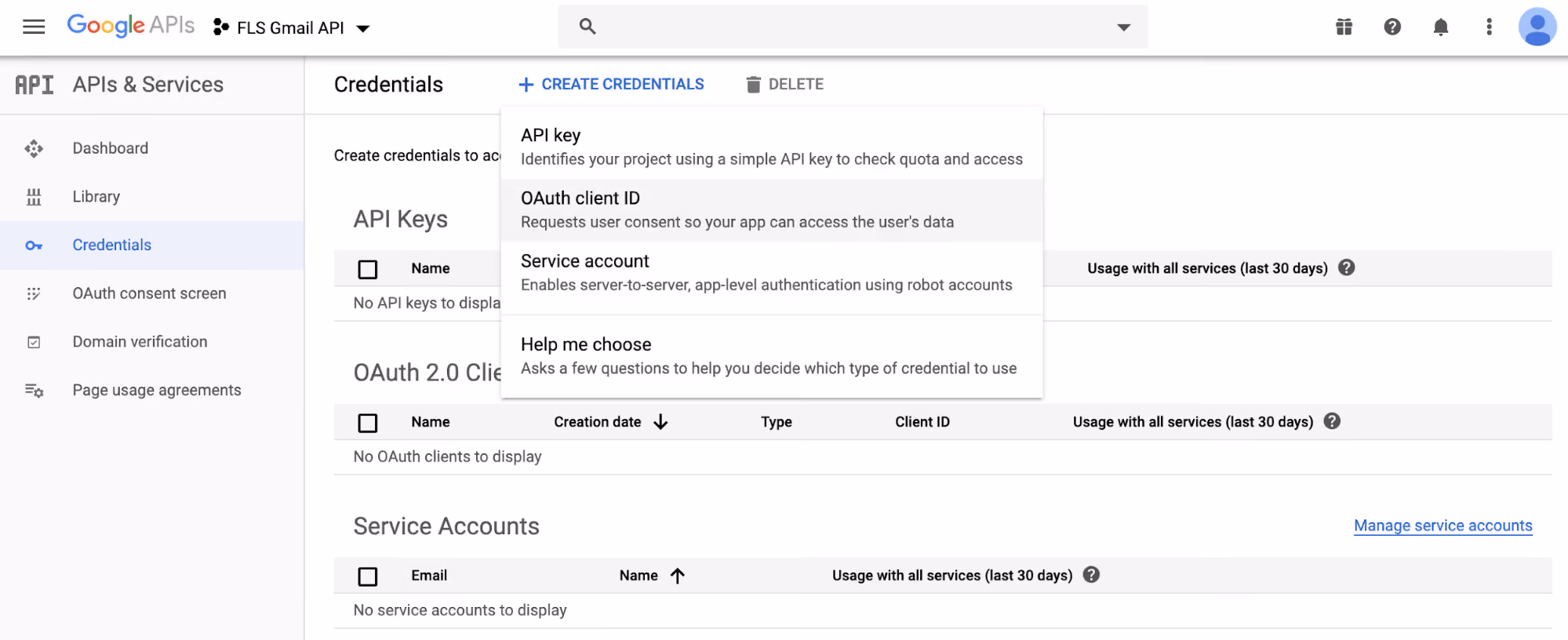 OAuth Client Id