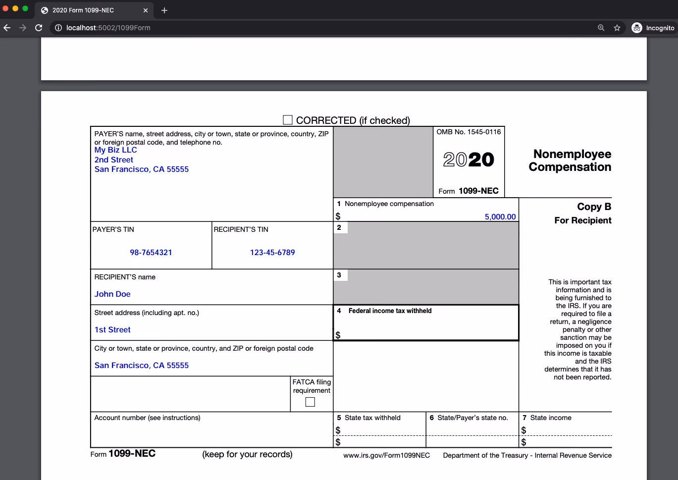 pixel-perfect PDF form