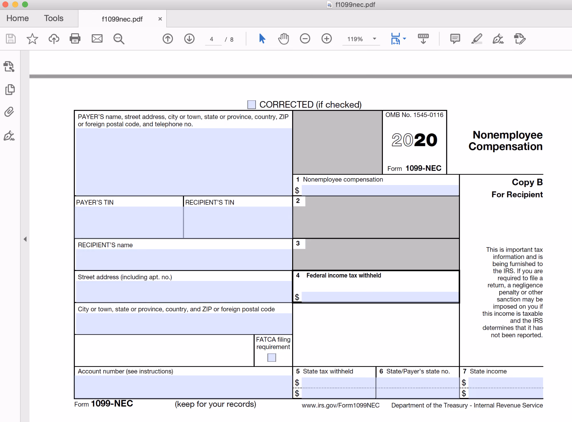 pixel-perfect PDF form
