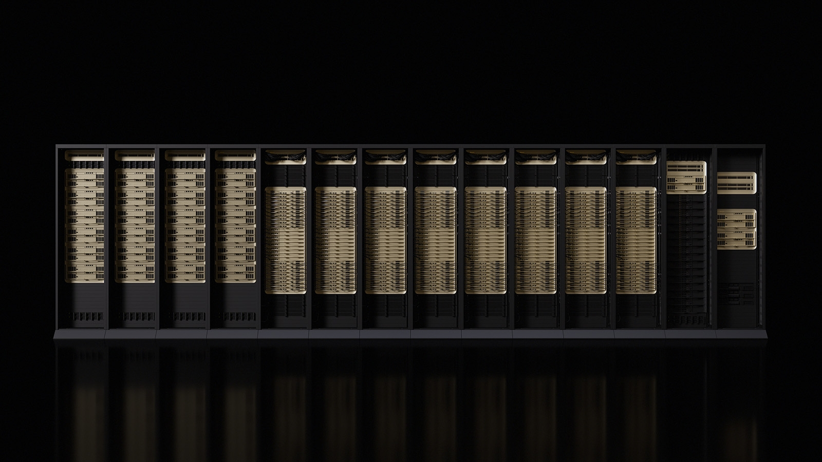 NVIDIA Rubin platform system rack for next-generation AI data center workloads.