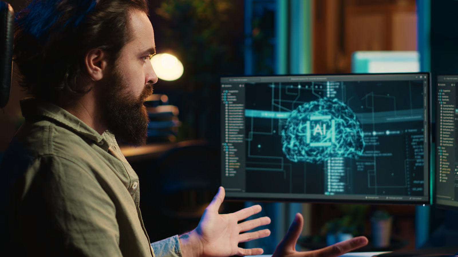 Engineer reviewing open-weight and open-source AI model deployment, governance, and operational requirements.