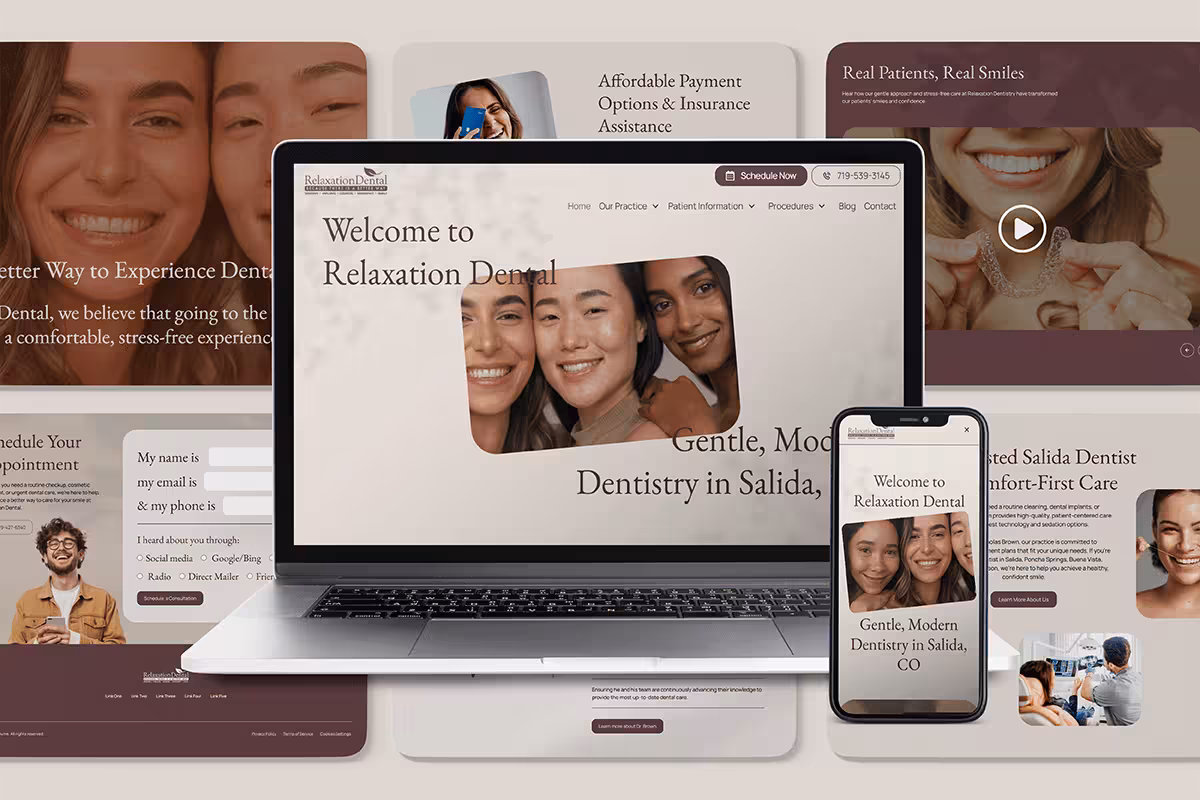 Relaxation Dental Website Thumbnail