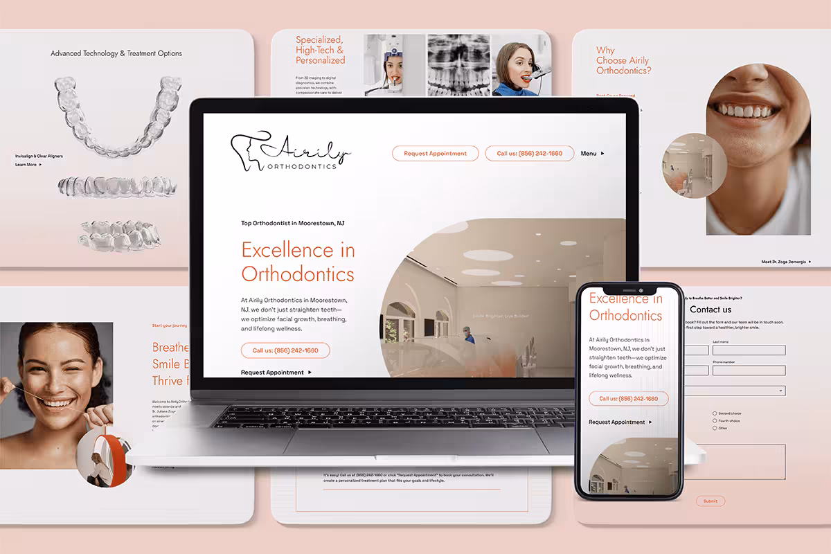 Airily Orthodontics Website Thumbnail