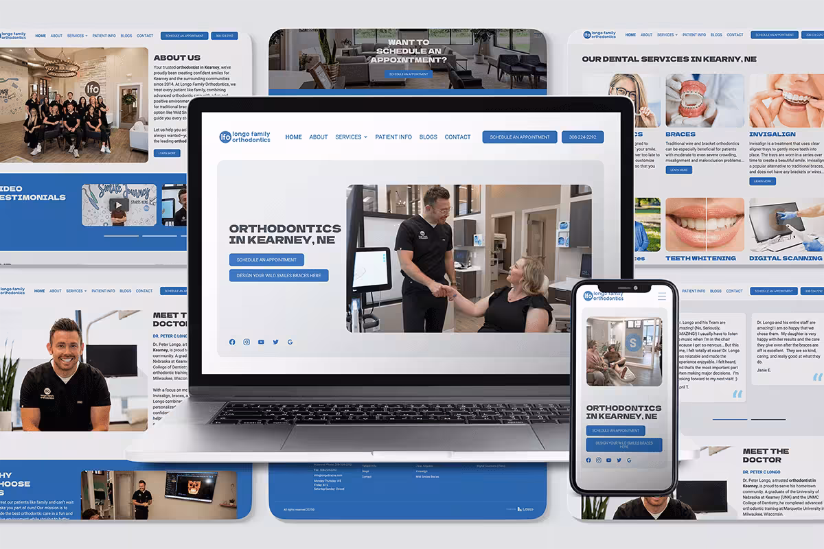 Longo Family Orthodontics Website Thumbnail