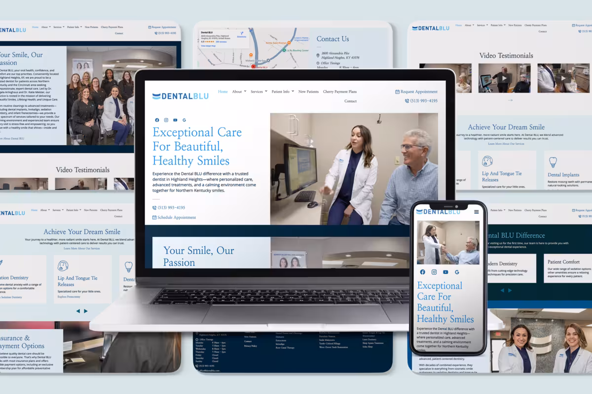 Dental BLU Website Thumbnail