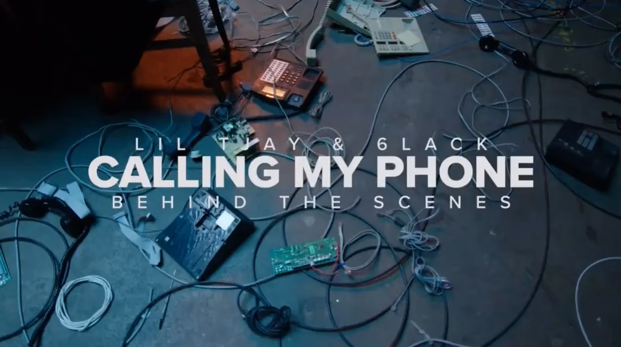 Lil Tjay & 6LACK / Calling My Phone (BTS)