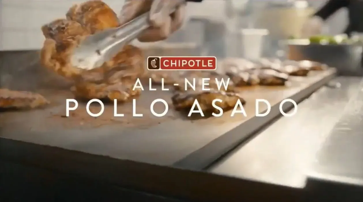 Still from Chipotle, shot with the Bolt camera robot