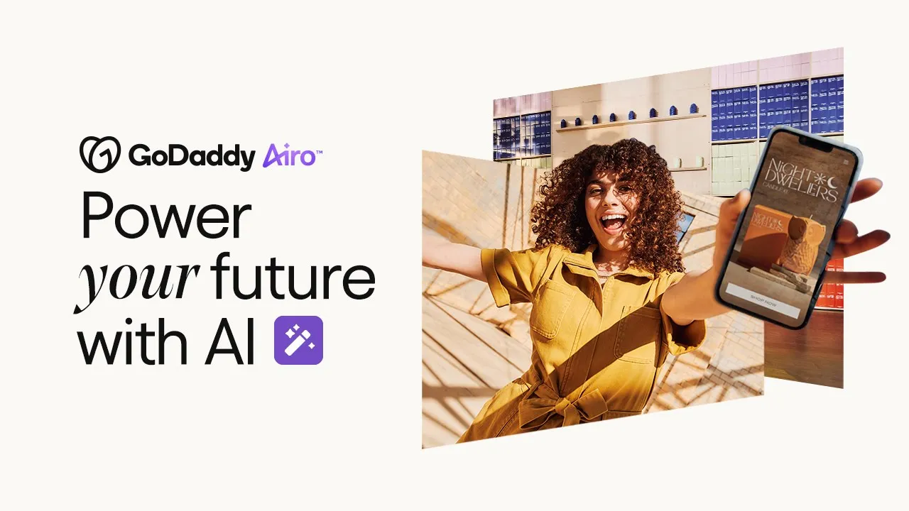 Still from GoDaddy / Introducing Airo, shot with the Bolt camera robot