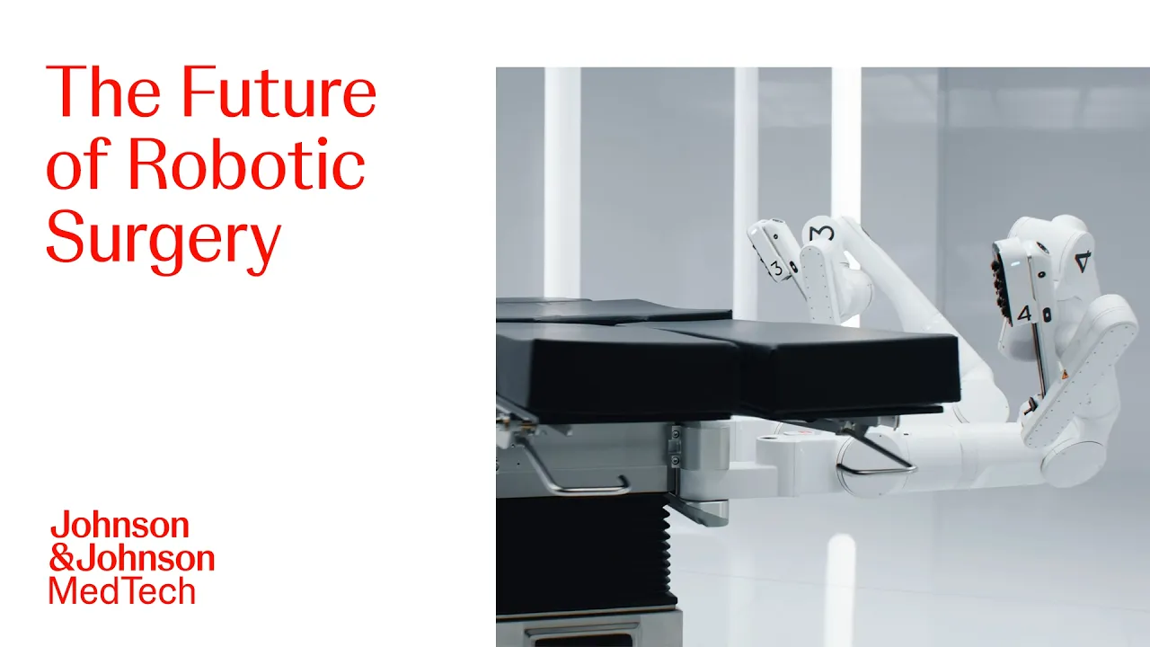 Still from J&J MedTech / Introducing Ottava, shot with the Bolt X camera robot
