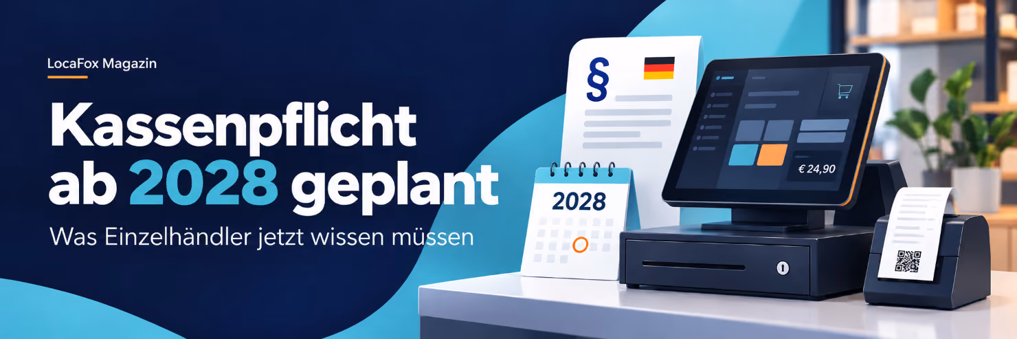 Mandatory use of cash registers starting in 2028
