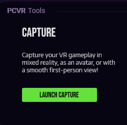 LIV PCVR capture button