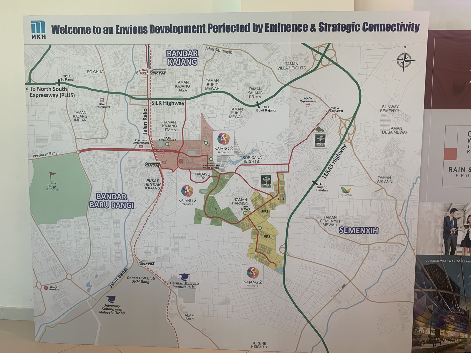 Gaya Residence location and connectivity map
