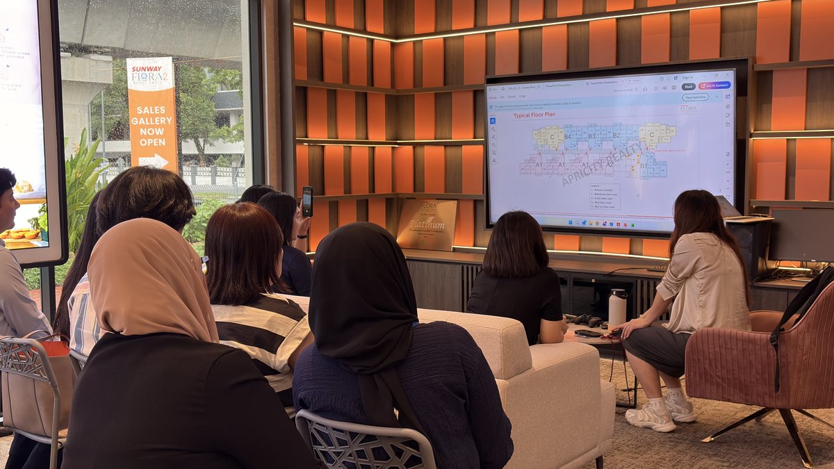 Team at the Sunway Flora briefing