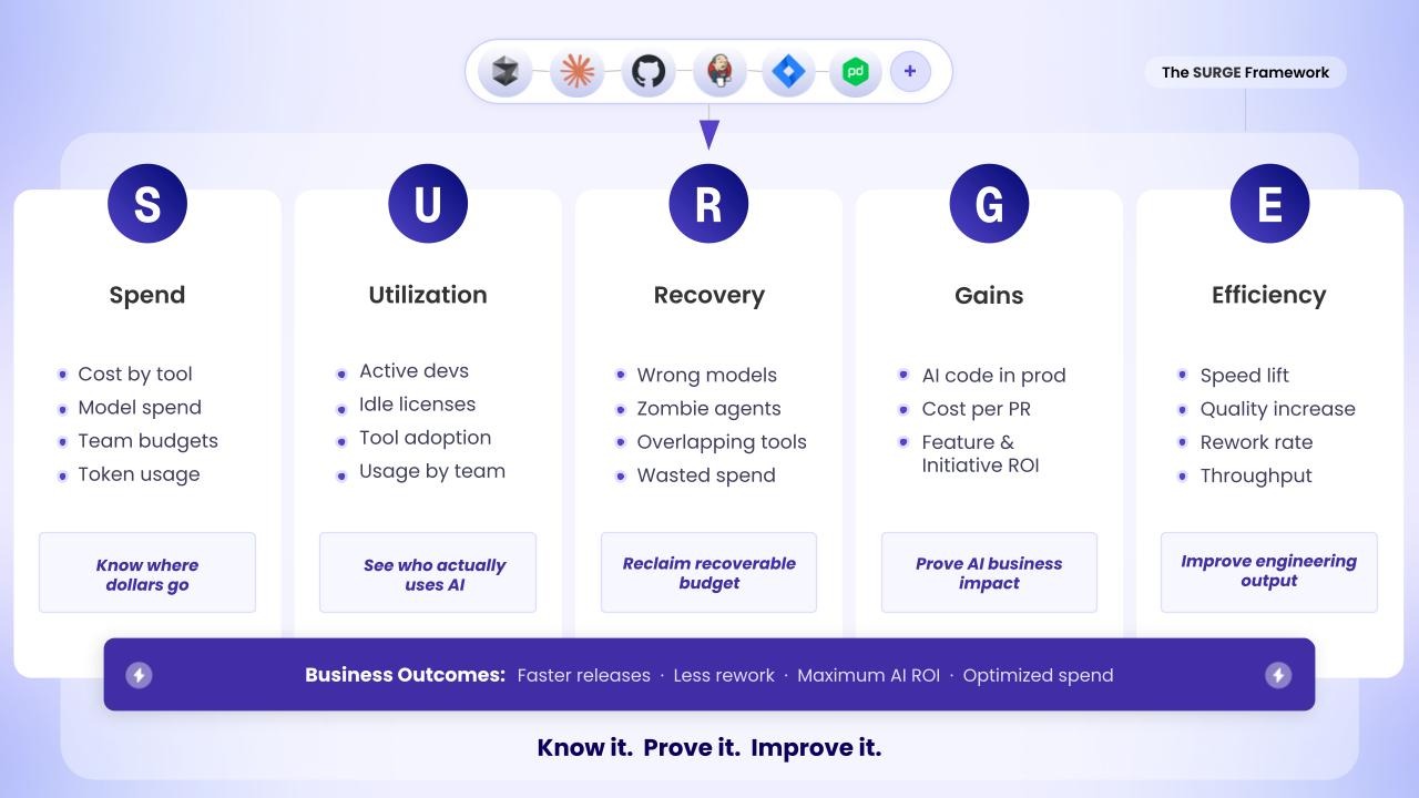 SURGE Framework 5 pillars - what they represent