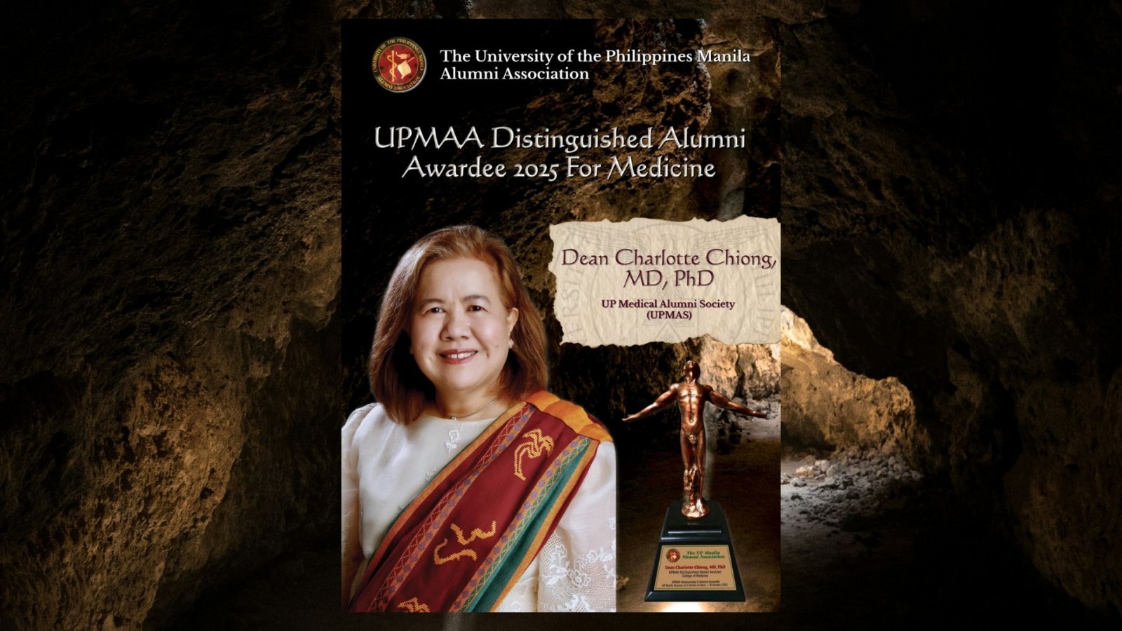Dr. Dean Charlotte Chiong, UPMAA Awardee for Distinguished Alumna for Medicine 2025