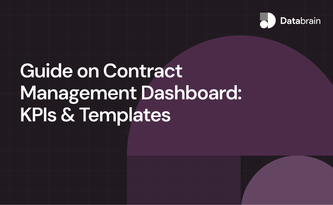 Contract Management Dashboard: 8 KPIs & 6 Examples (2026)