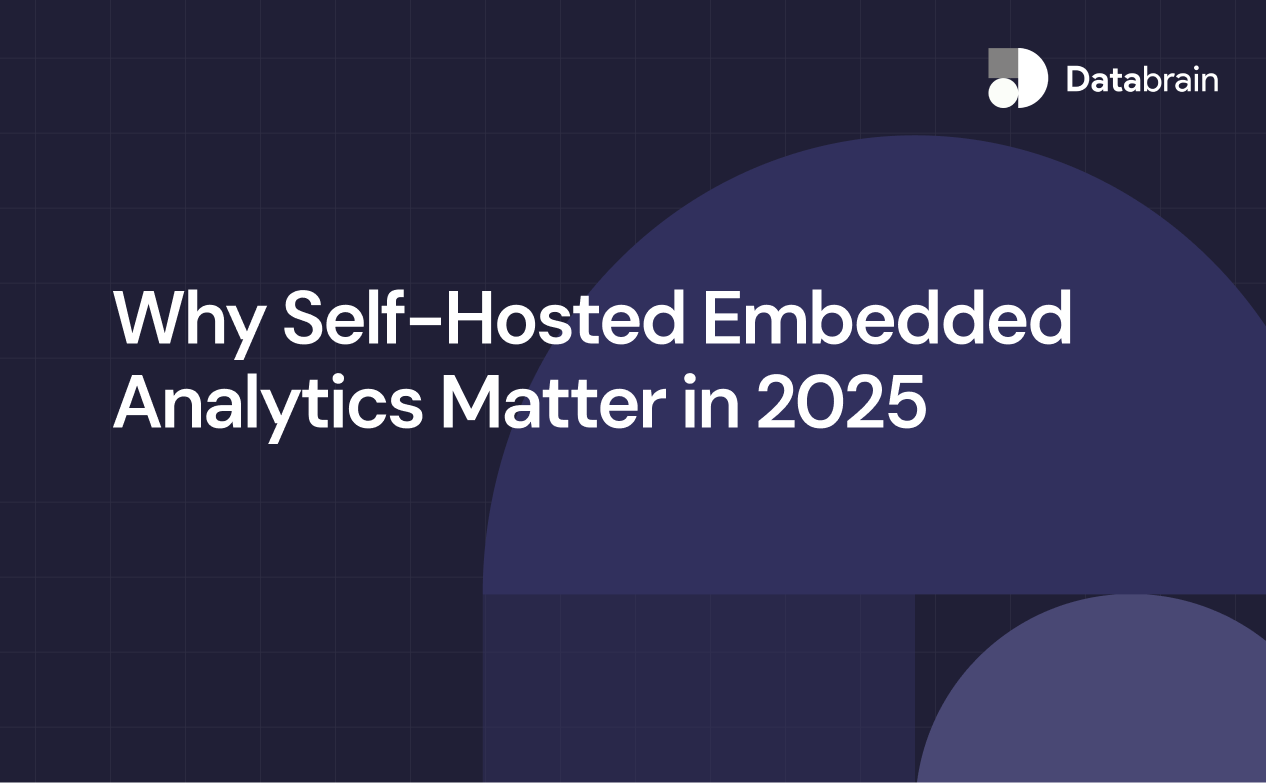 Self-hosted embedded analytics architecture showing container deployment and data flow in 2026