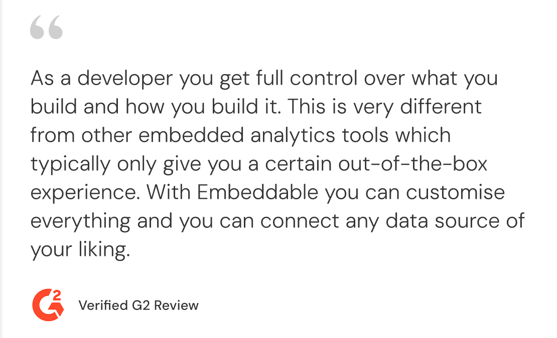 Verified G2 Quote