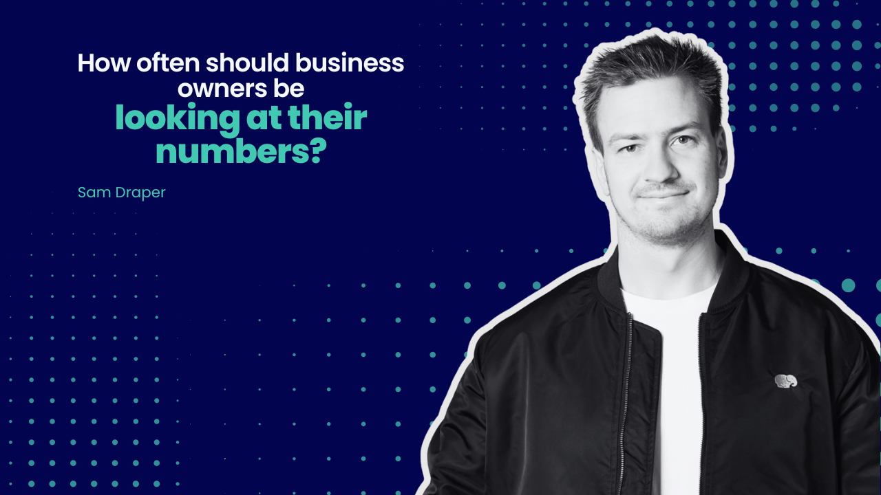How often should business owners look at their numbers