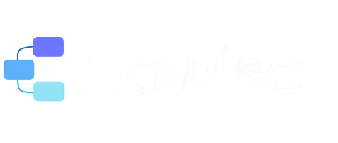 Flowise logo with stylized connected nodes in blue shades to the left of white text 'Flowise'.