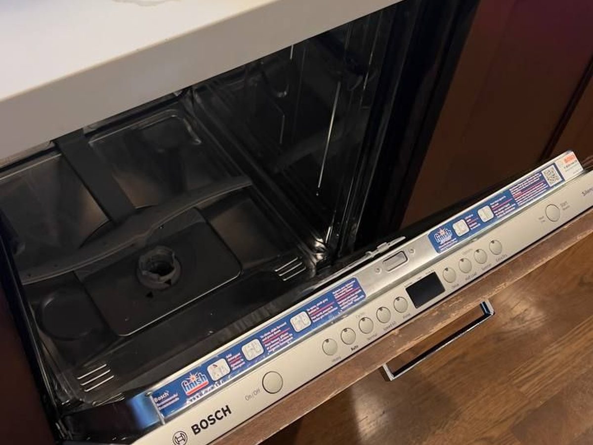 Panel-ready dishwasher integrated into custom cabinetry