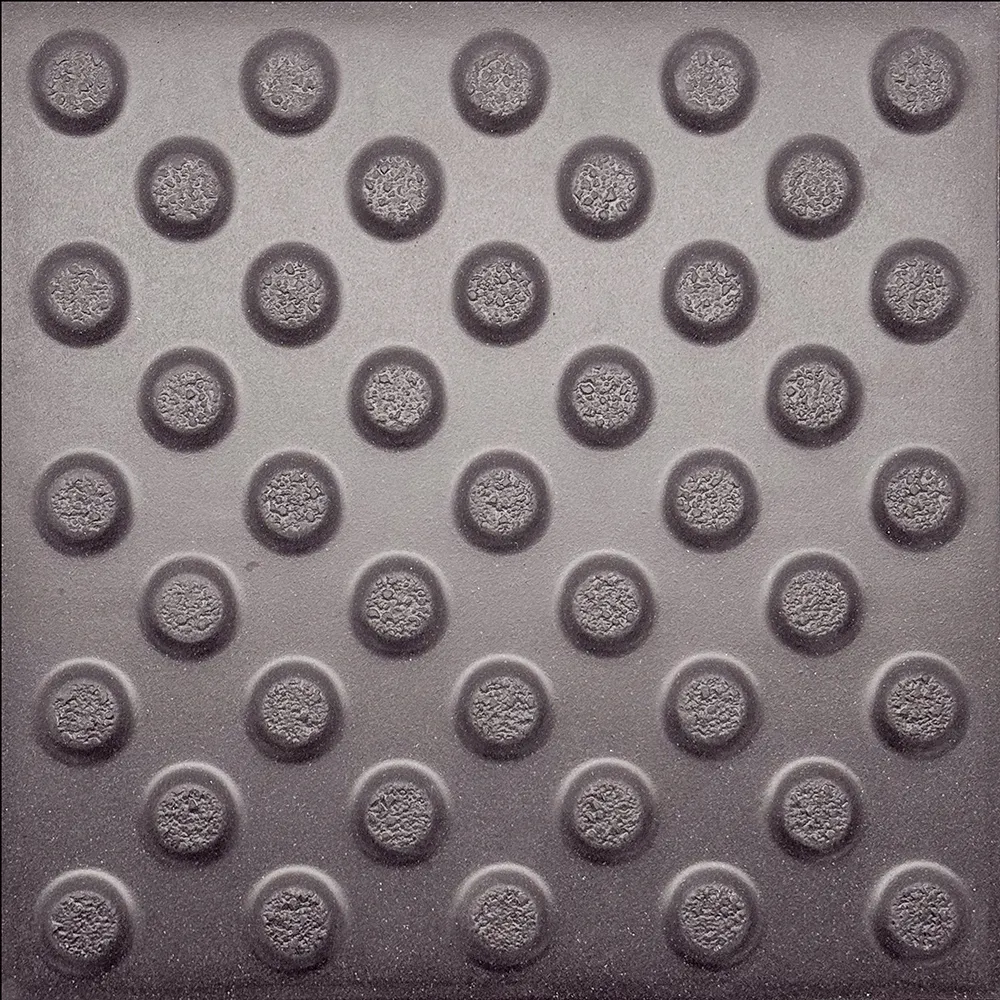 Blindenleitsystem, Noppe, schwarz