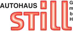 Autohaus Still GmbH logo with the word 'still' in large red gradient letters and 'Autohaus' and 'GmbH' in smaller black letters.