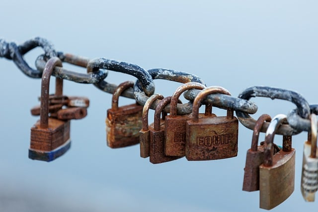 padlocks, chain, love lock