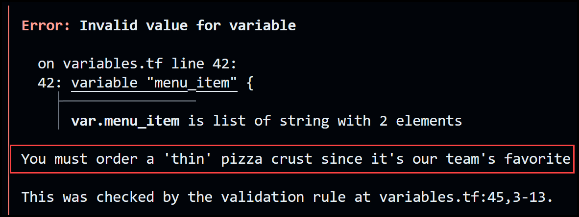 Terraform Variables Types Tips, Examples and Best Practices: Variable Validation