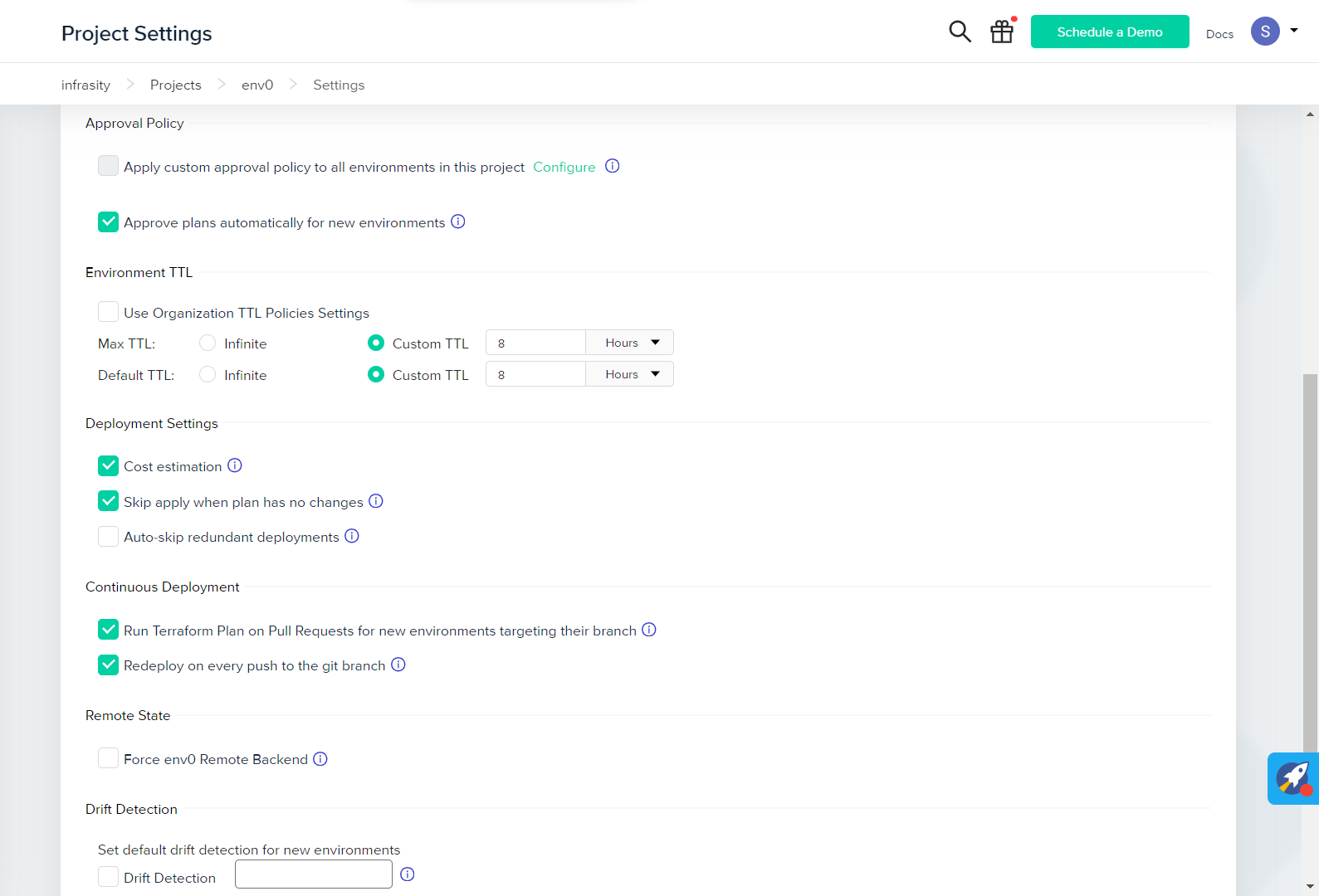 Terraform Destroy Command: A Guide to Controlled Infrastructure Removal: env0: Scheduling, TTL, Destroy Protection and more